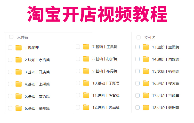 淘宝开店视频教程详细步骤